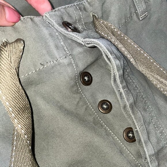 NWOT We the Free Hayden Pull-On Pants, Fatigue Green Utility - Picture 7 of 10